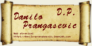 Danilo Prangašević vizit kartica